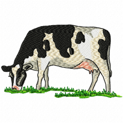 Cows Embroidery Design 11 Cows Embroidery Design 11